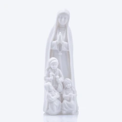 Figurka Matka Boża Fatimska z alabastru 15 cm